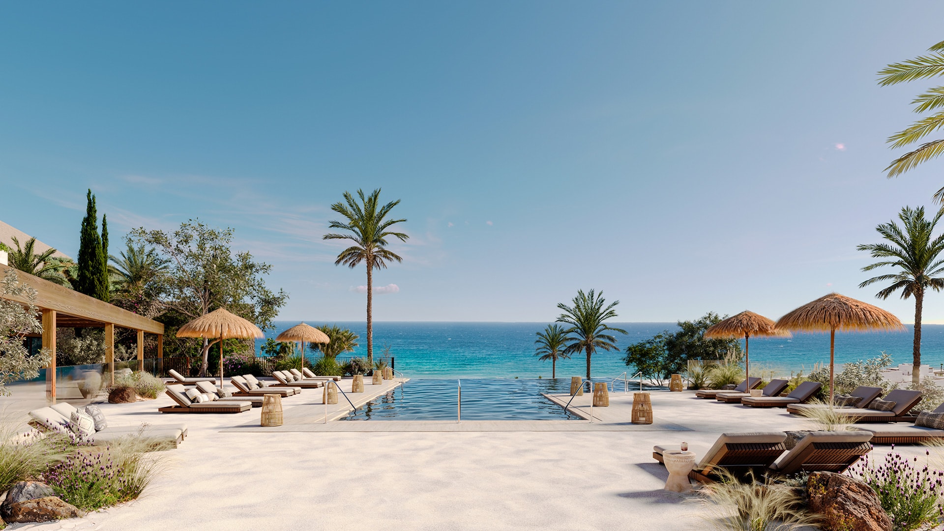 Piscina de las Terrazas de Macenas, en Macenas Mediterranean Resort